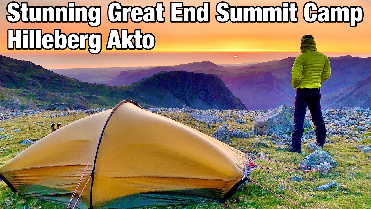 Дикий лагерь Great End Solo Summit
