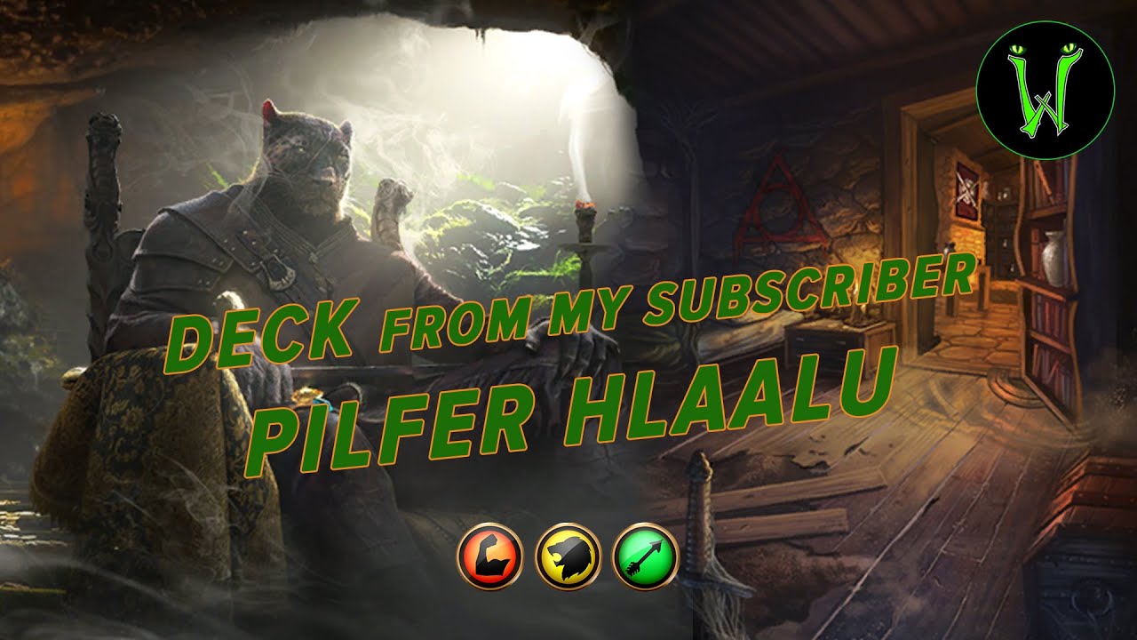 Pilfer Hlaalu from Kostoc | Thanks for the interesting deck and the support of my channel 💖💖💖