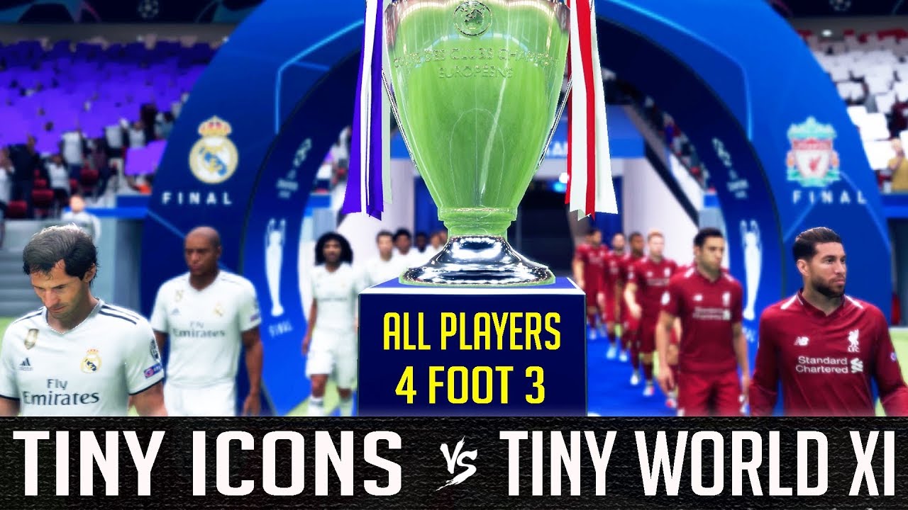 Tiny Icons VS Tiny World XI - FIFA 19 Experiment