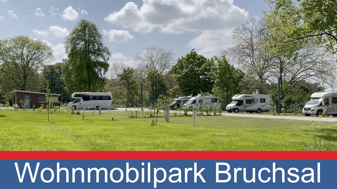 Wohnmobilpark Bruchsal - Wohnmobilstellplatz für 52 Wohnmobile. Schloss Bruchsal