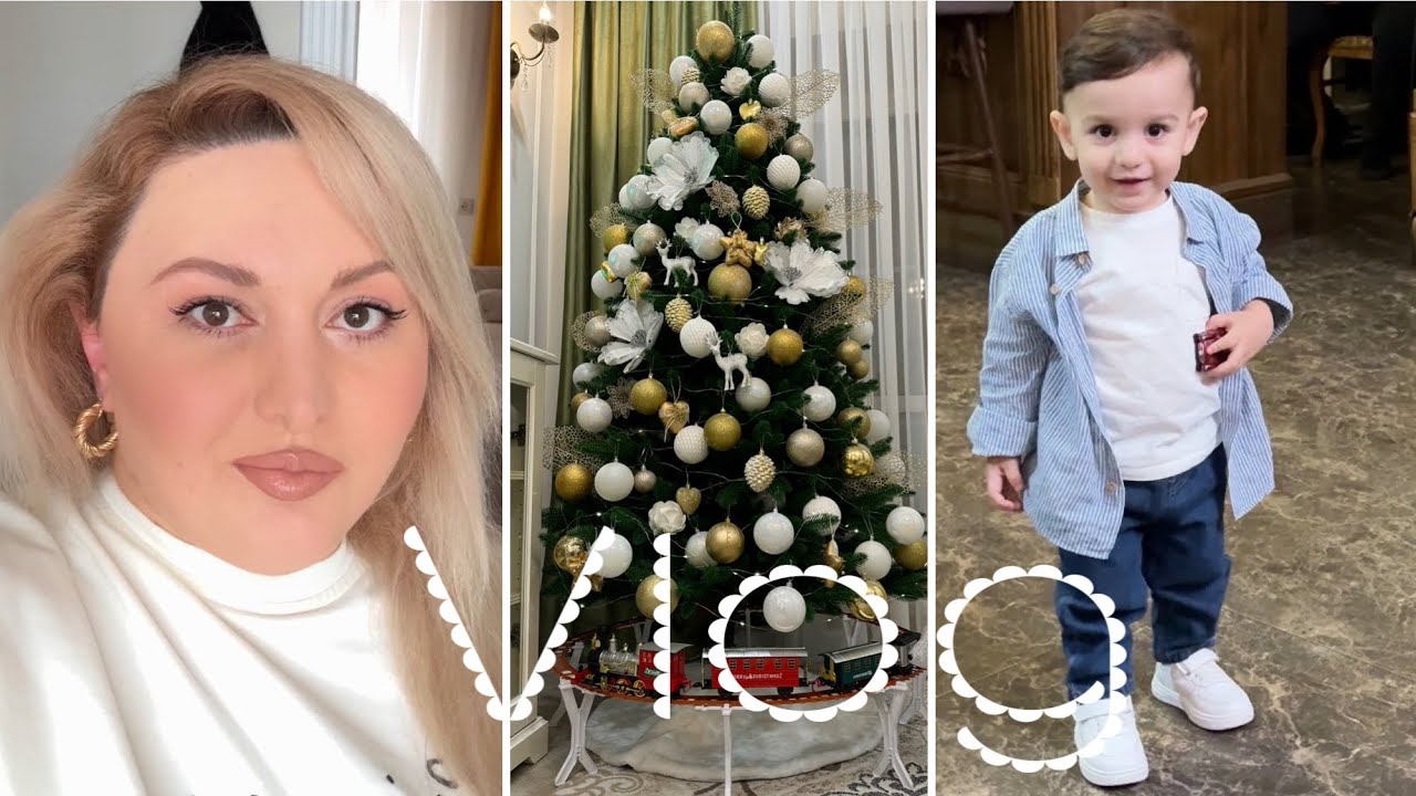 Vlog: 🎊Նախատոնական ակտիվ վլոգ։ 🎄🌲Տոնածառն ենք զարդարում։ 🎂Ծնունդների ենք գնում։ 🎈🎉