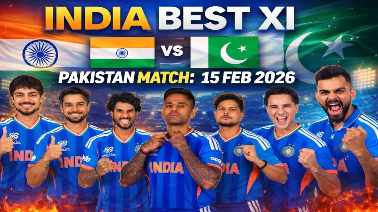 India Best Xl For Pakistan Match - 15 February - Pak vs Ind - ind vs Pak