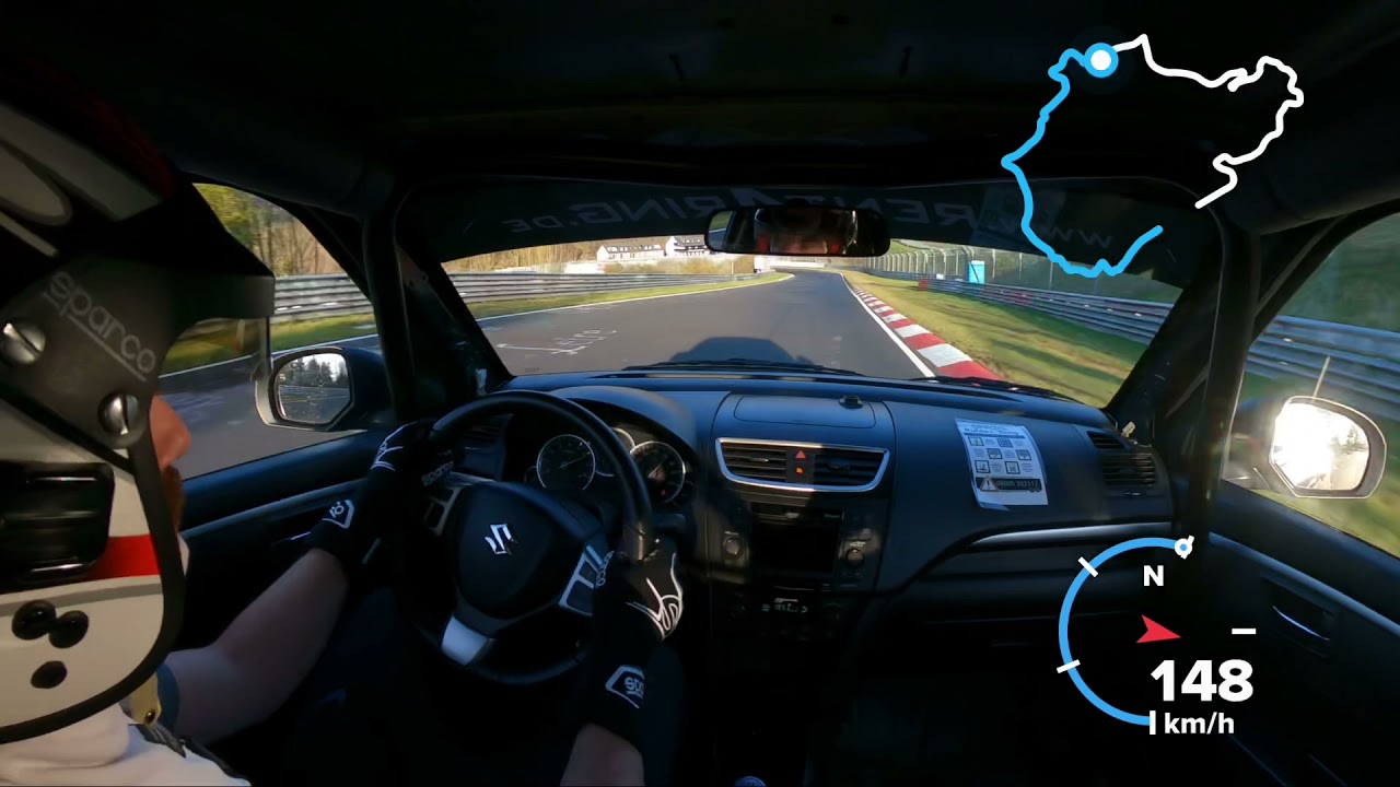 Nordschleife Touristenfahrten | Suzuki Swift Rent4Ring | 8:47 BTG | Onboard