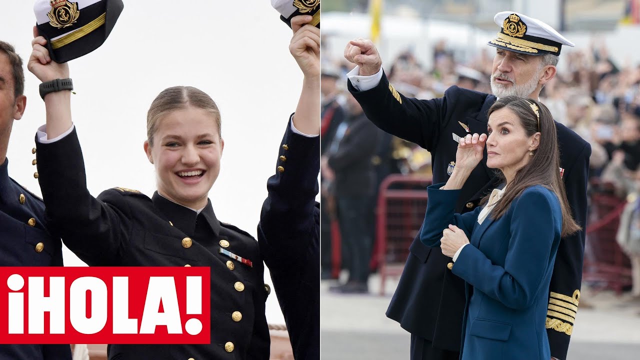 Las lágrimas de la reina Letizia y el orgullo del rey Felipe en la despedida de Leonor en Elcano