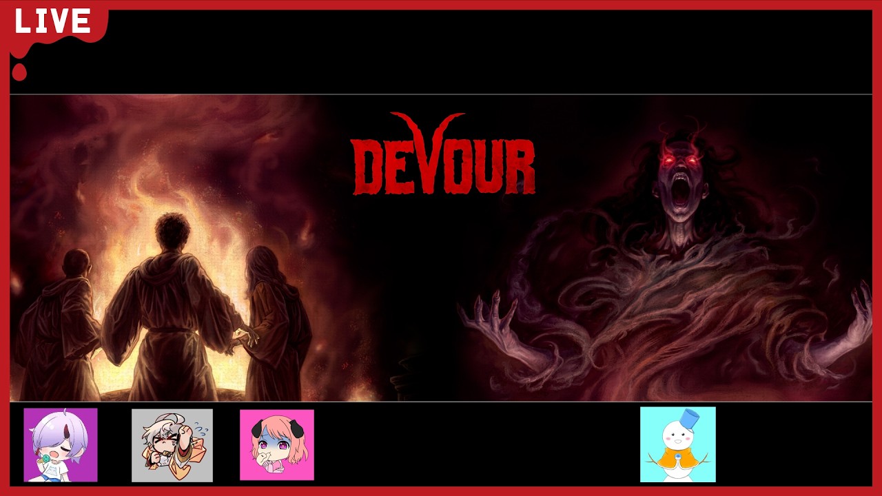 【DEVOUR】 協力型ホラーゲームで水色のダルマチョフを倒す！？