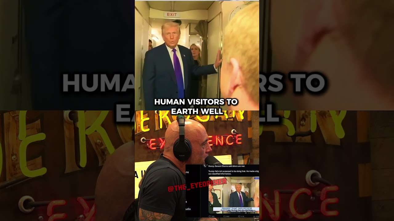 Did Trump Accidentally Confirm Aliens are Real? Joe Rogan React