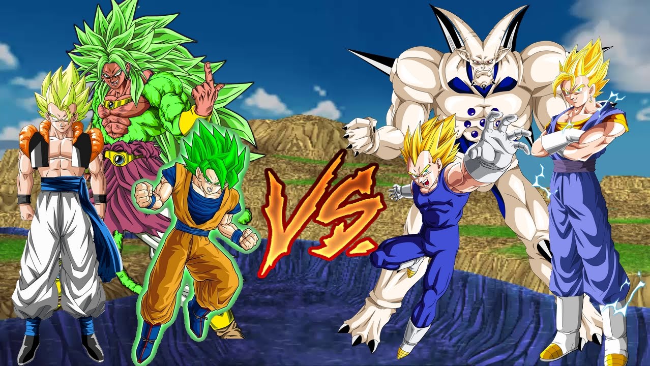 DBZ BT3 MOD - Goku LSSJ, Gogeta LSSJ & Broly LSSJ4 VS Vegeta, Vegetto & Li Shenron !