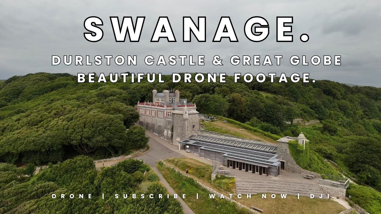 Durlston Castle & Great Globe Swanage | Awesome Drone Footage 4K.