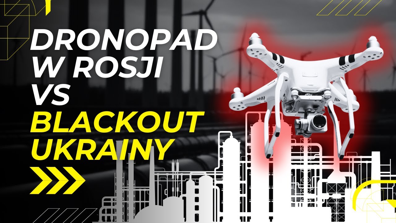 29.11 - Dronopad Ukrainy dosięgnął Rosji po pr&oacute;bie zgaszenia światła nad Dnieprem