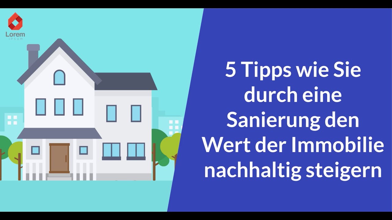 Wohnungssanierung: 5 Tipps f&uuml;r Wertsteigerung - Darauf achten!