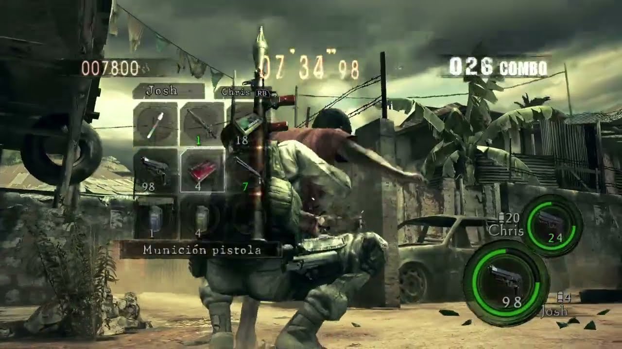 Resident Evil 5 | The Mercenaries Reunion | Public Assembly Duo | Josh BSAA-Chris Warrior | PC Steam