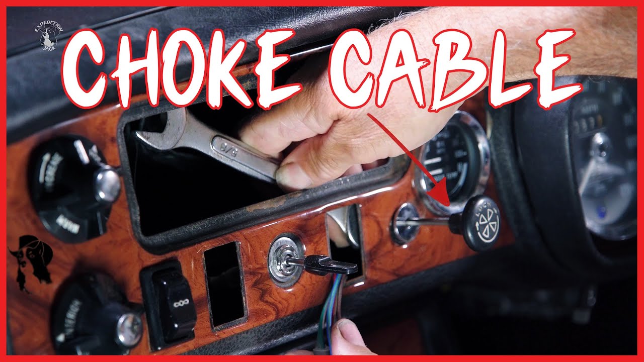 Choke Cable Replacement MGB GT Install