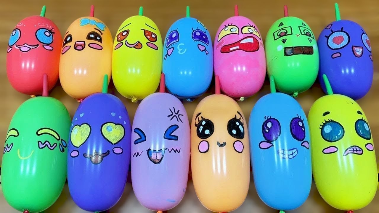 Slime Balloons 🎈 Making Slime and Clay with Funny Balloons - Satisfying Slime video ASMR #440