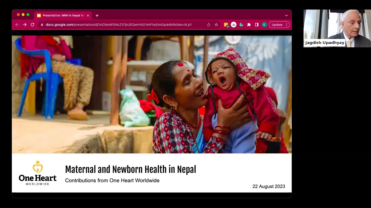 Maternal and Newborn Health in Nepal: Contributions from One Heart Worldwide Webinar