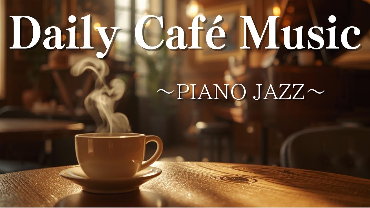 心が落ち着くピアノジャズ｜作業用BGM｜Piano JAZZ｜家をお洒落カフェに☕｜Feel Good Cafe Music for Daily Life