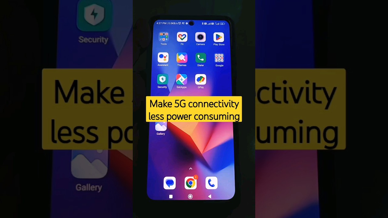 Как сделать подключение 5G менее энергозатратным в некоторых случаях #5g #shorts #mi #batterysaver