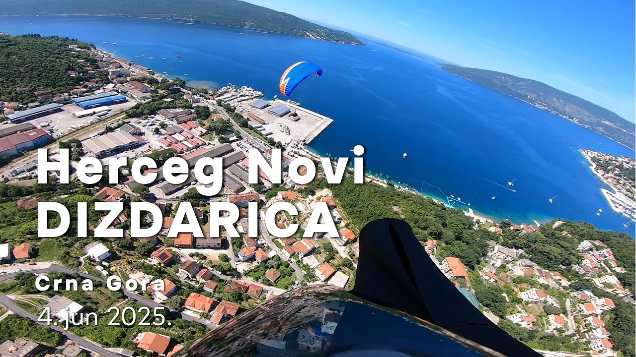 Paragliding Herceg Novi Dizdarica Crna Gora Swing Nyos RS