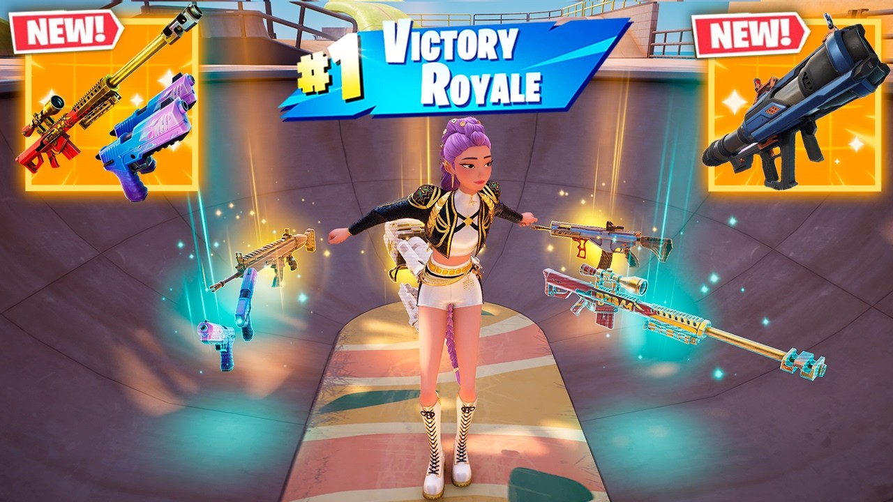 GOLDEN RUMI vs NEW MYTHIC'S CHALLENGE (NEW!! Fortnite Chapter 7 Season 1)