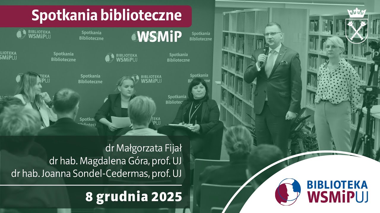 Spotkania Biblioteczne: 8.12.25 | Dr Małgorzata Fijał