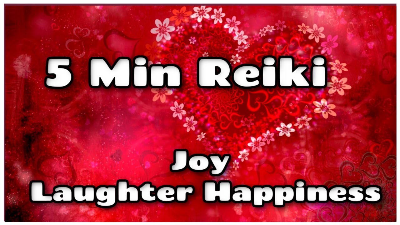 Reiki For Joy Laughter + Happiness  l 5 Minute Session l Healing Hands Series ✋❤️️🤚