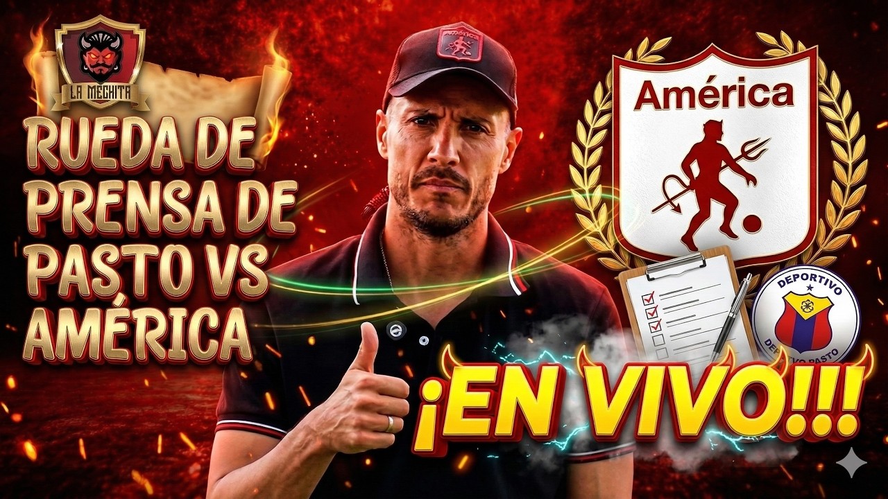 🔴RUEDA DE PRENSA EN VIVO🚨DEL AMÉRICA POSTERIOR AL PARTIDO ANTE PASTO⚠️
