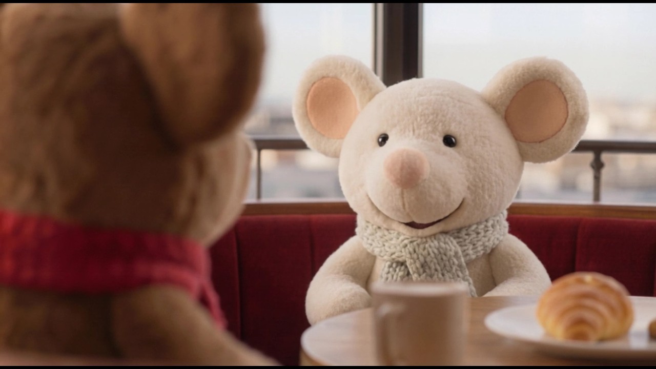 Paris Café Music with Cute Mice & Eiffel Tower View