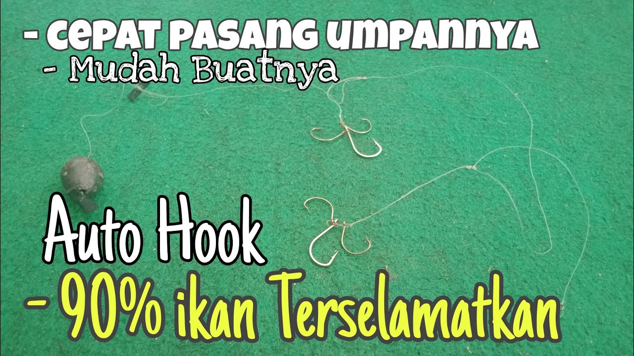 Gini Tutorial Buat Rangkaian Dasaran Ikan Belanak Anti Mocel nya dan cara pasang umpannya !!