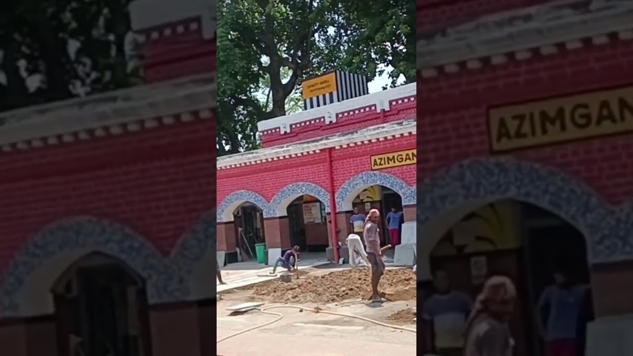 new video azimganj junction rail station