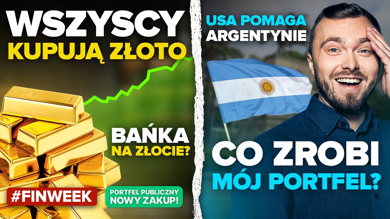 Bańka na złocie? KOLEJKI chętnych po metale szlachetne, a m&oacute;j portfel korzysta z chaosu w Argentynie