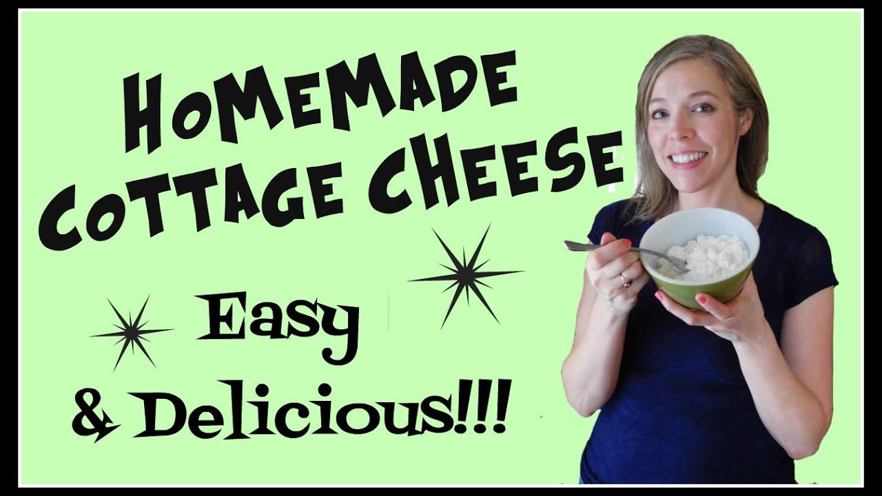 How to Make Homemade Cottage Cheese - EASY & Delicious!