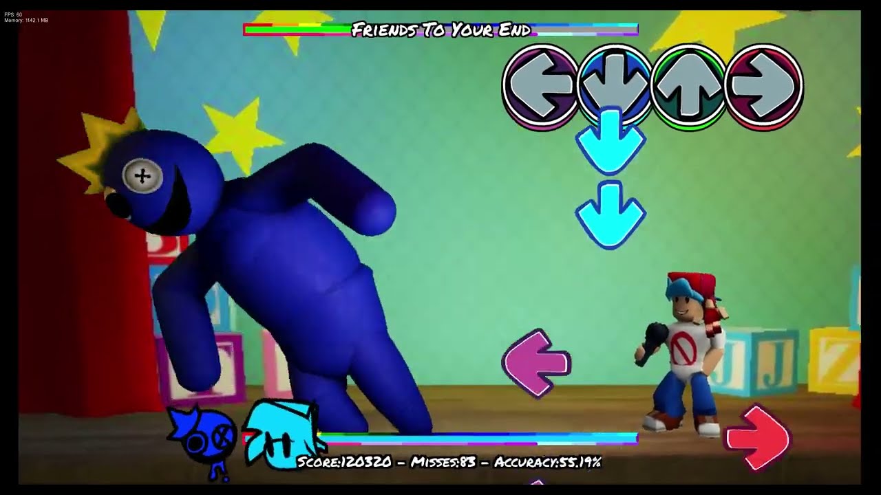Completando Rainbow friends fnf 2.0