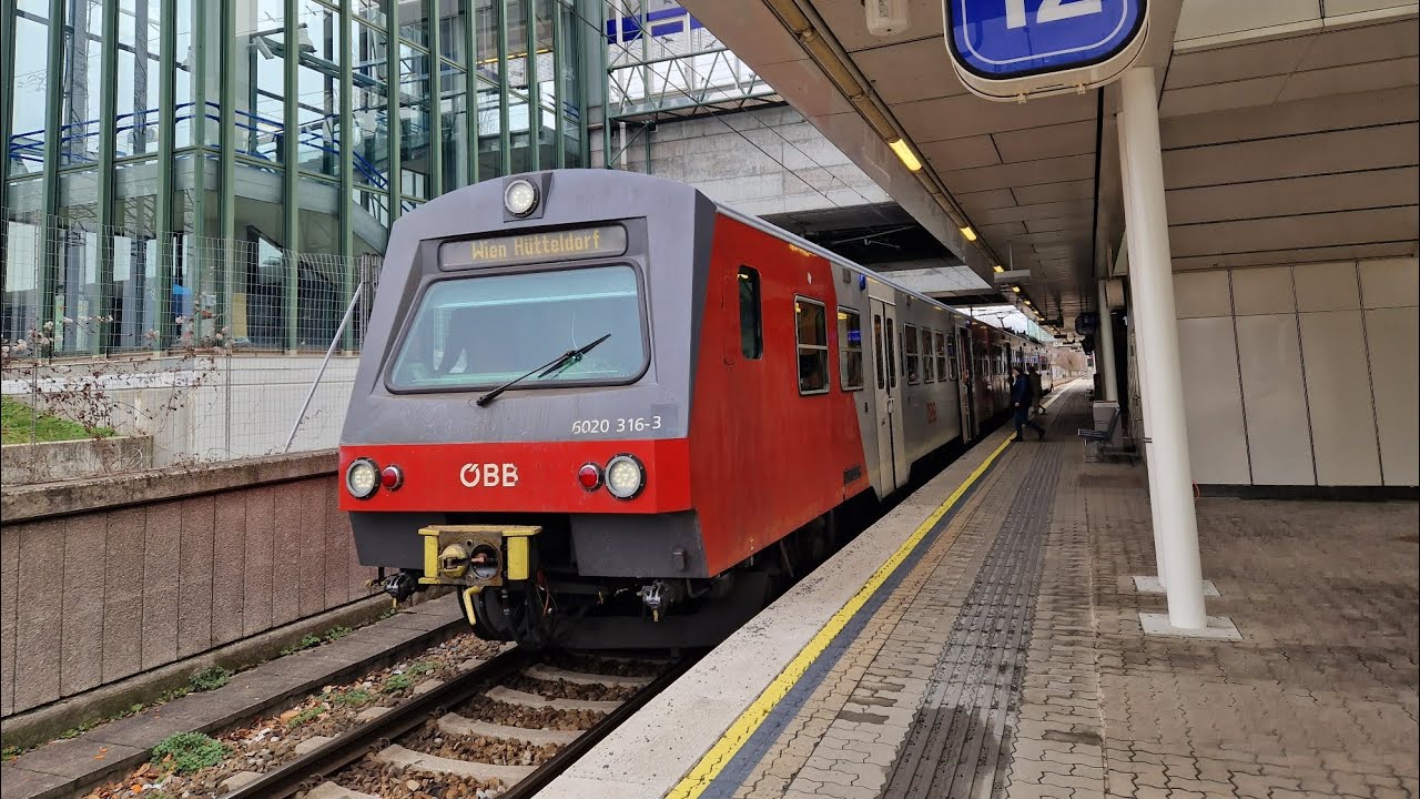 Mitfahrt in der kompletten S45 von Wien Hütteldorf bis Wien Handelskai in der BR 4020 316-8