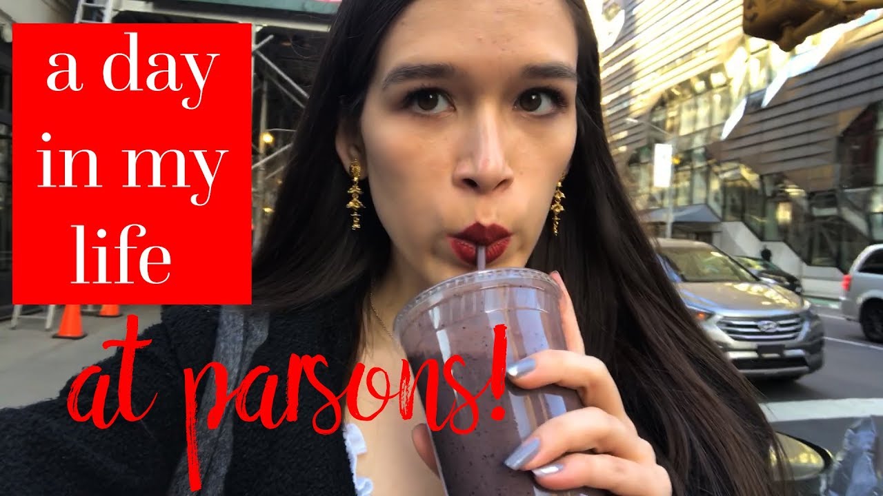 A DAY IN MY LIFE AT PARSONS SCHOOL OF DESIGN! First year {Freshman} classes
