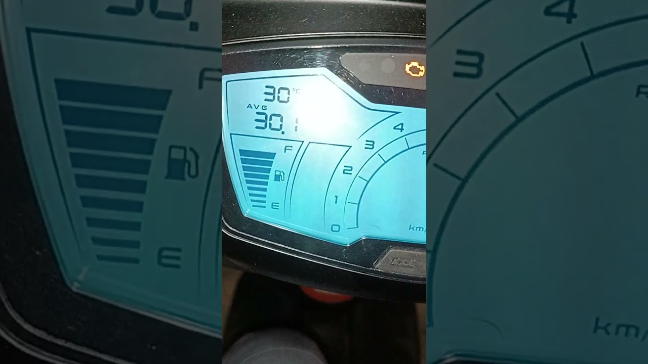 Cambio kil&oacute;metros tripA, tripB y kil&oacute;metros totales. Piaggio Medley S 125