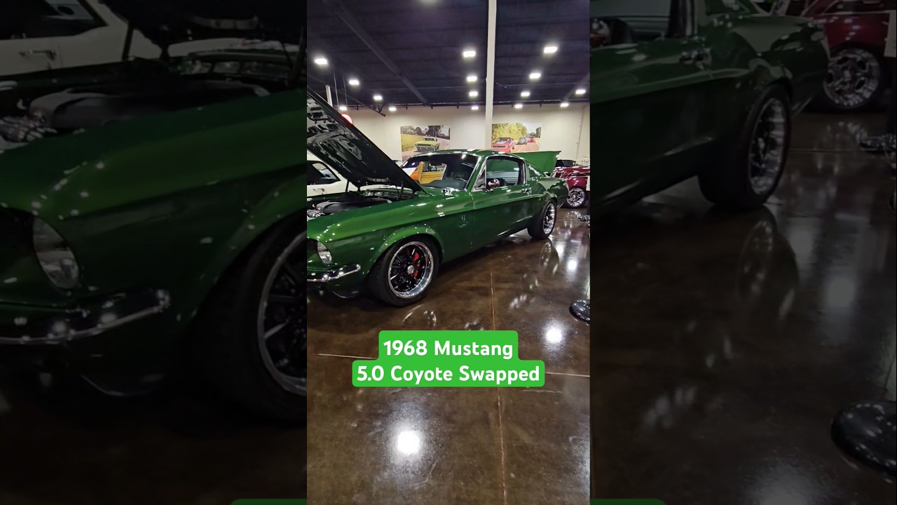 1968 Mustang! 5.0 Coyote Swapped! #ford #mustang #shorts #shortsfeed
