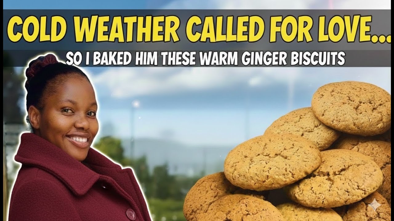 🌟 “Cold Weather Called for Love… So I Baked Him These Warm Ginger Biscuits ❤️🍪”