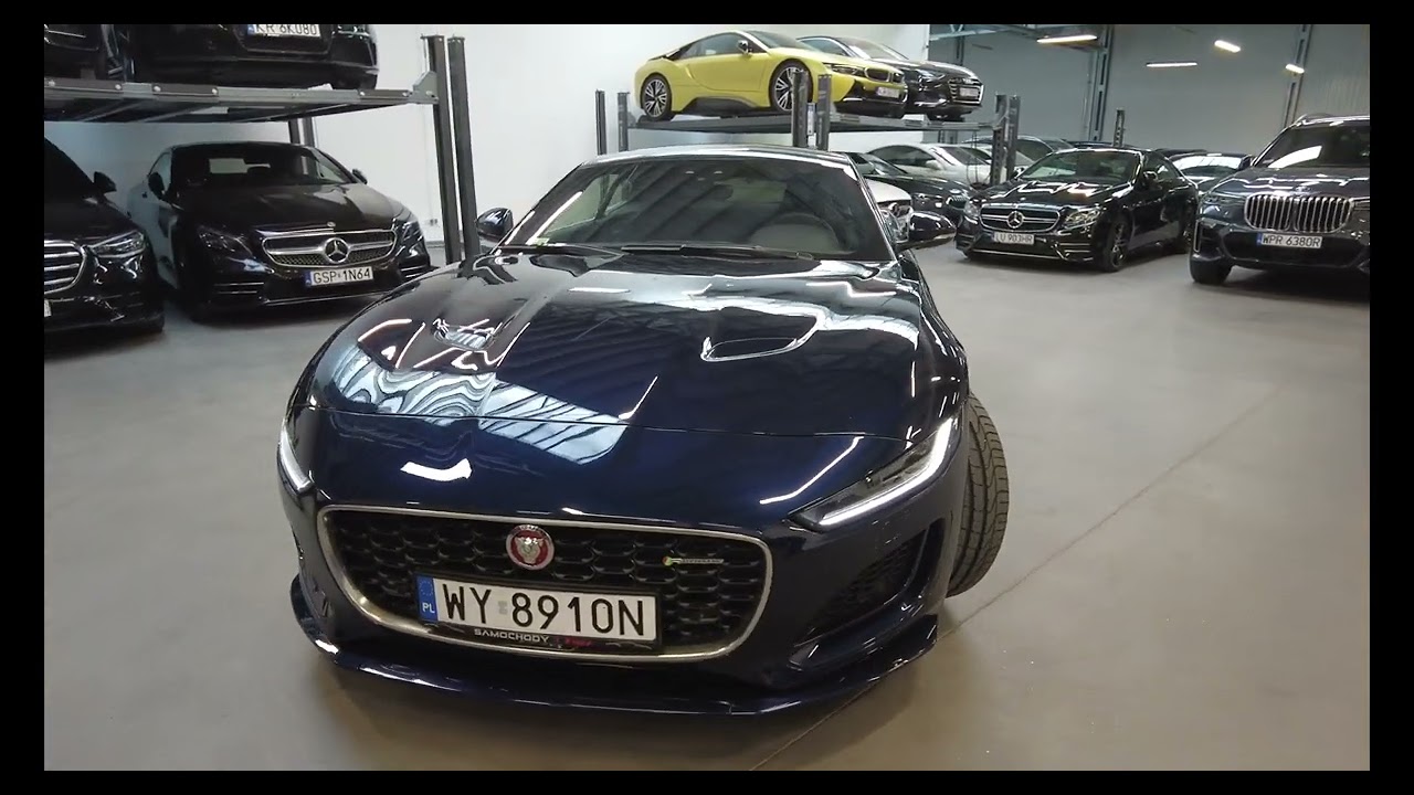 Jaguar F-Type 5.0 V8 450KM R-Dynamic, 2021. Pakiet Luxury. Gwarancja 05.2024. WIDEOPREZENTACJA.