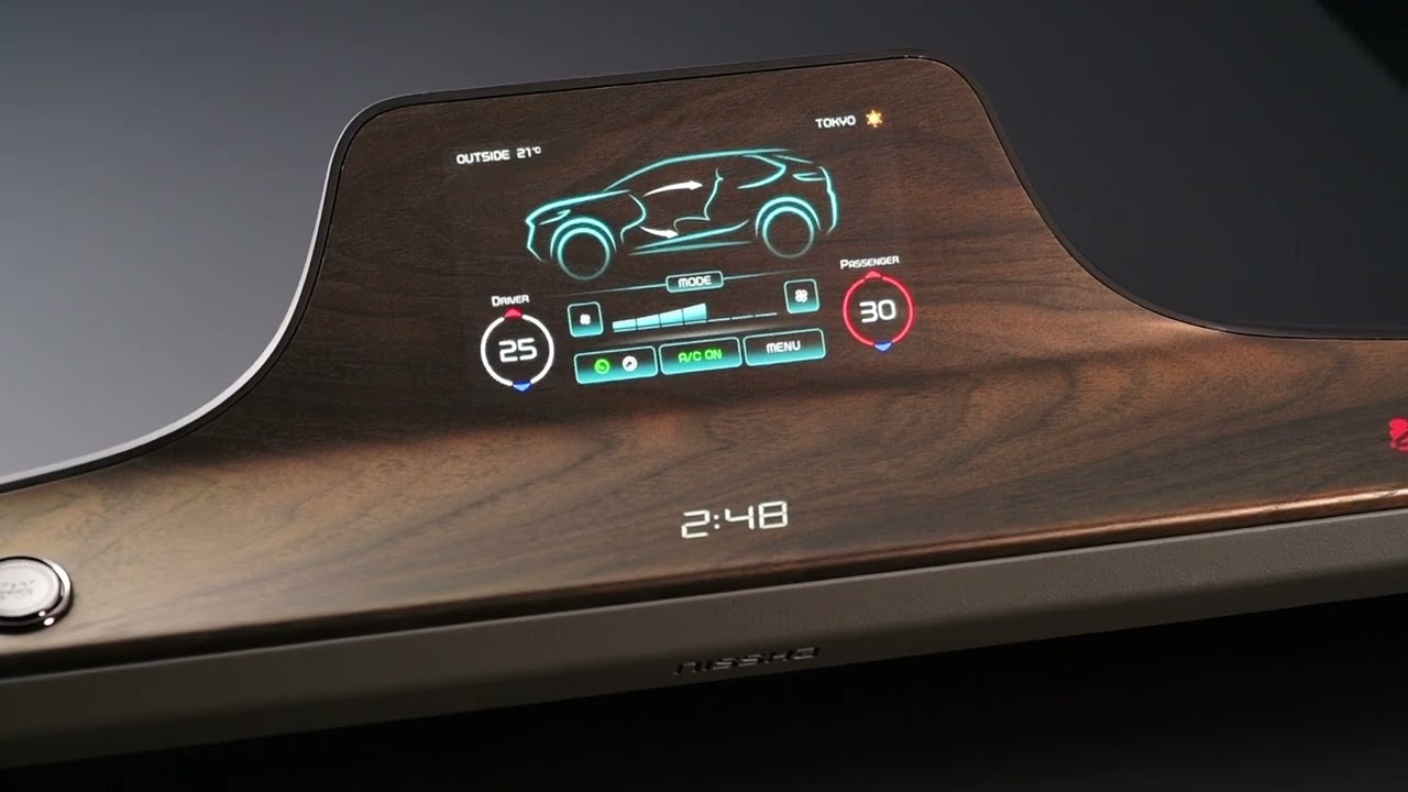 IME (In-mold Electronics,インモールドエレクトロニクス)　HiddenDisplay イメージムービー　/　自動車向け