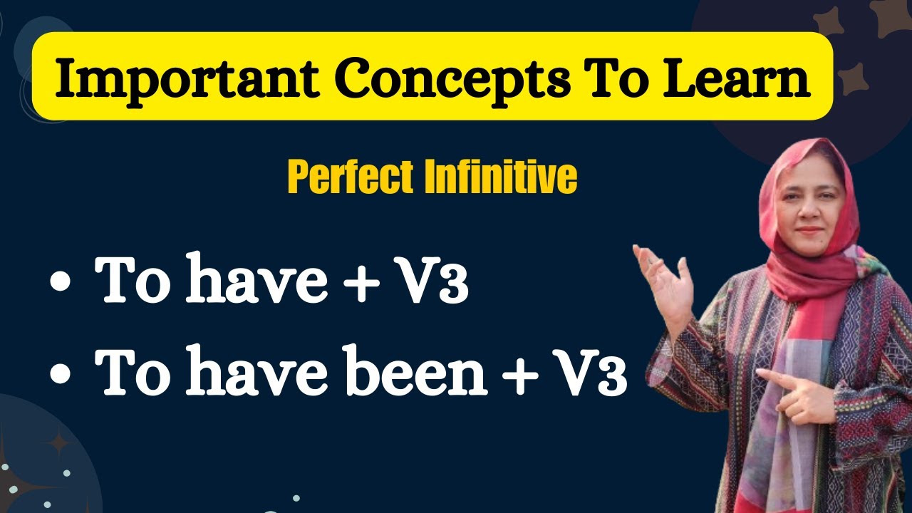 Perfect Infinitive - To have + V3 - To have been + V3