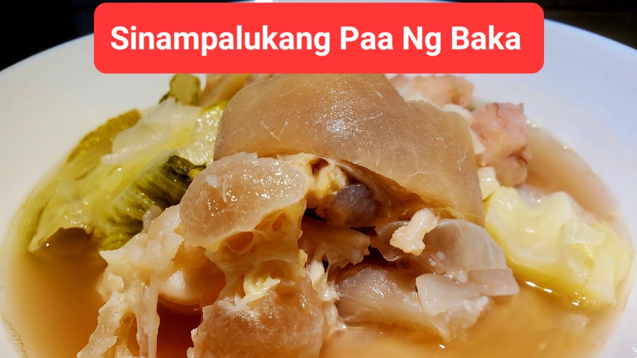 Sinampalukang Pata ng Baka | Paa ng Baka Ulam Recipe #filipinofood #sinampalukan  @SimpleLifeNewChapter