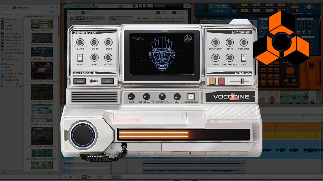 VOCODINE Vocoder | Reason setup