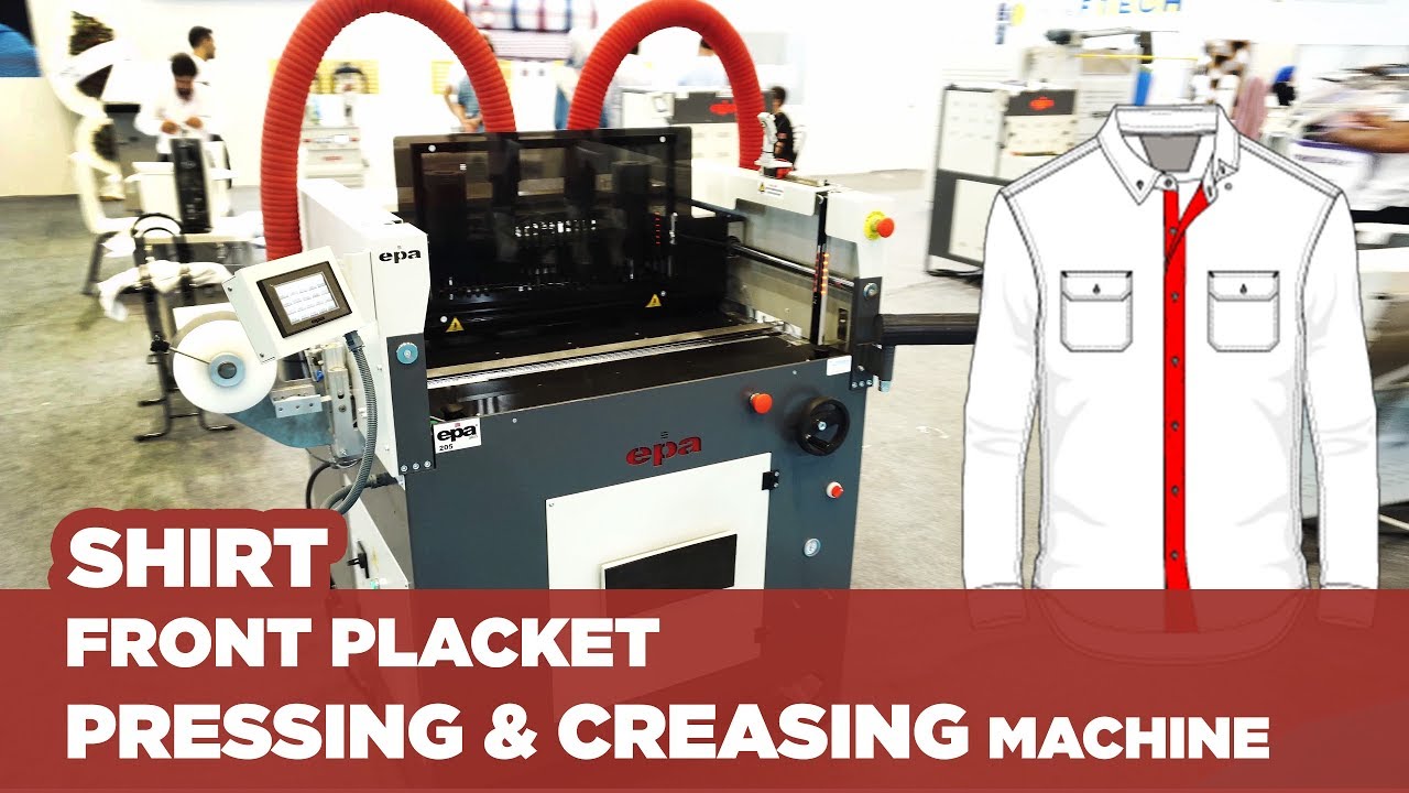 Shirt Front Placket Pressing and Creasing Machine | EPA 205