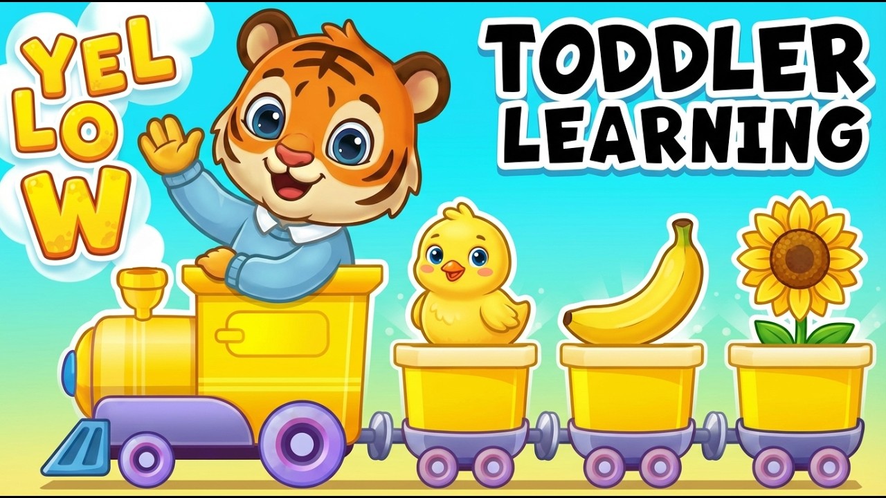 Learning colours and learning to speak - Gentle introduction to speech your toddlers
