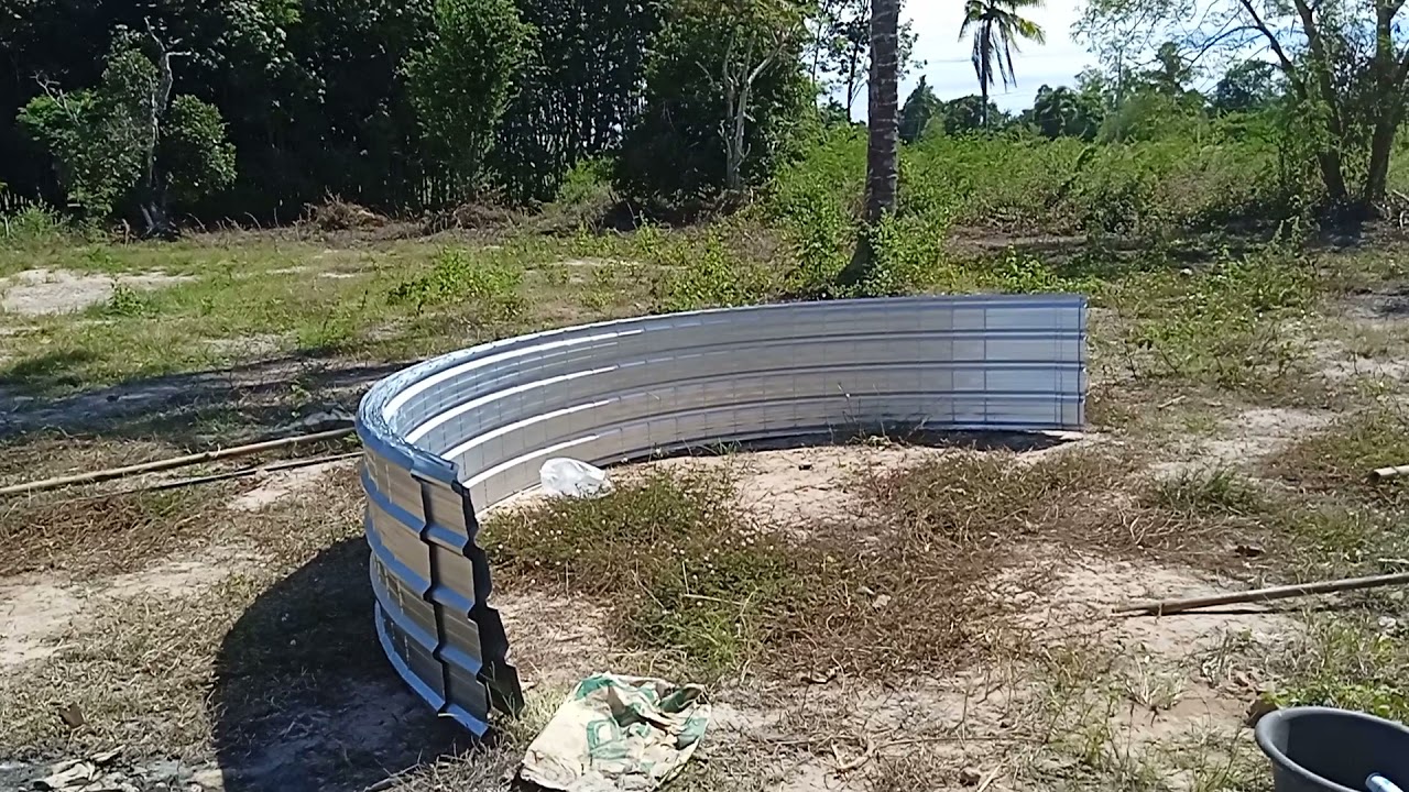 การทำบ่อปลาเมทัลชีท