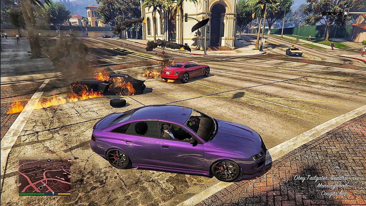 Grand Theft Auto V PS5 Free-roam Gameplay #1629