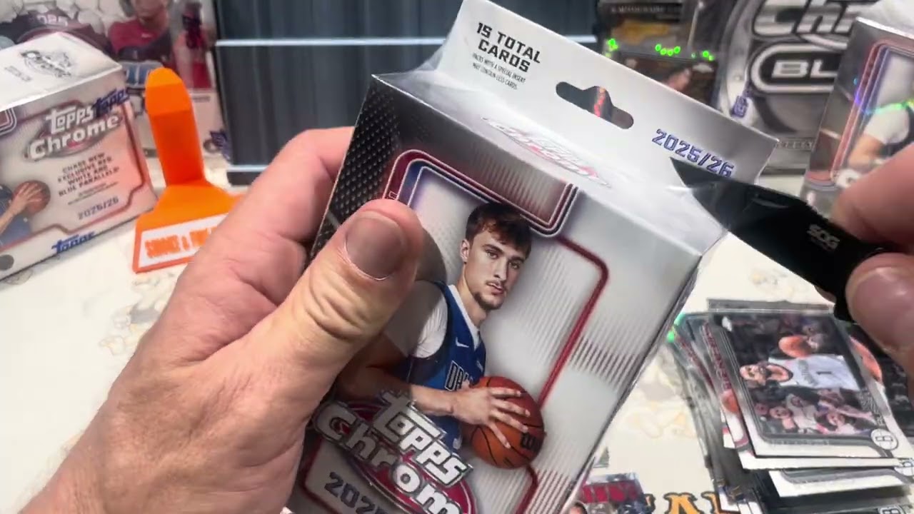Topps chrome basketball 5 MORE HANGER WHERE IS THE BANGERS???!!!