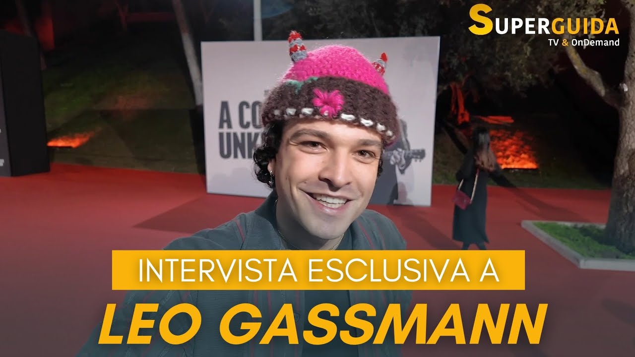 Leo Gassmann, intervista alla prima del film su Bob Dylan a Roma