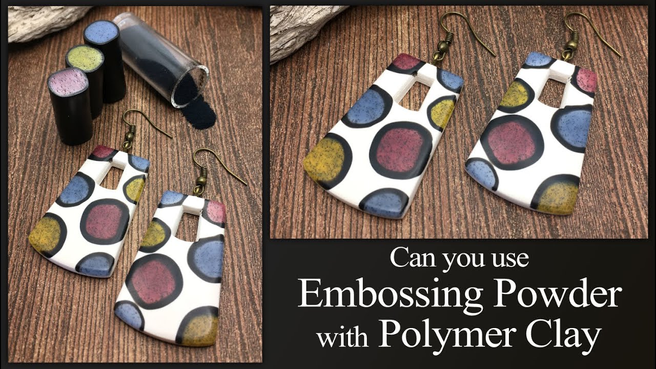 Can you use Embossing Powder With Polymer Clay?