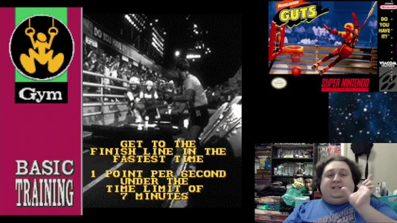 The Home Game - Nickelodeon GUTS  for the SNES