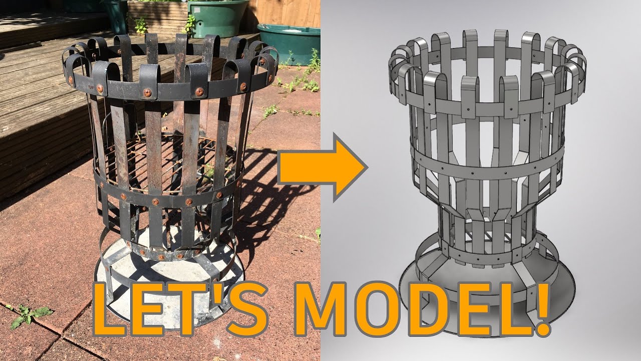 Let's Model! Brazier in Autodesk Inventor Sheet Metal | 3D CAD Tutorial
